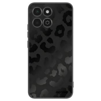 Picasee crna silikonska maskica za Honor 200 Smart 5G - Midnight Leopard