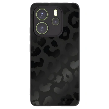 Picasee crna silikonska maskica za Xiaomi Redmi Note 14 4G - Midnight Leopard