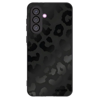Picasee crna silikonska maskica za Samsung Galaxy A36 5G - Midnight Leopard