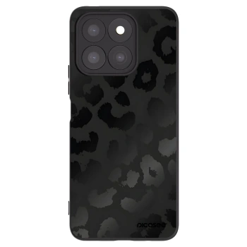 Picasee crna silikonska maskica za Honor X8c - Midnight Leopard