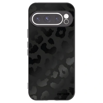 Picasee crna silikonska maskica za Google Pixel 9 Pro - Midnight Leopard