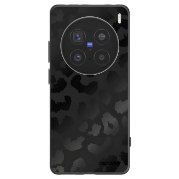 Picasee crna silikonska maskica za Vivo X200 Pro - Midnight Leopard