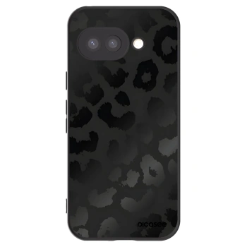 Picasee crna silikonska maskica za Google Pixel 9a - Midnight Leopard