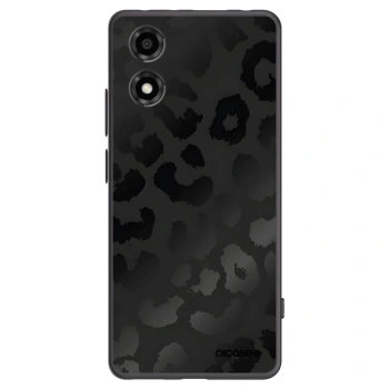 Picasee crna silikonska maskica za Motorola Moto E14 - Midnight Leopard