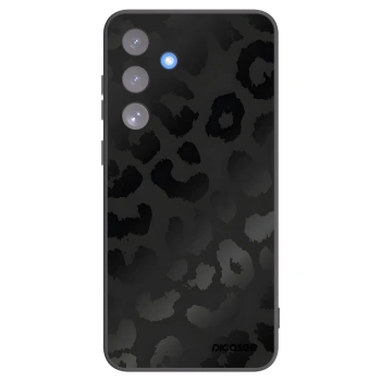 Picasee crna silikonska maskica za Samsung Galaxy S25 FE 5G - Midnight Leopard