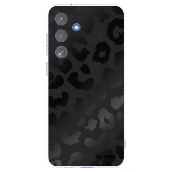 Picasee silikonska prozirna maskica za Samsung Galaxy S25 FE 5G - Midnight Leopard
