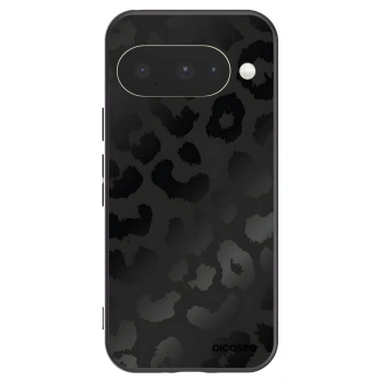 Picasee crna silikonska maskica za Google Pixel 10 - Midnight Leopard