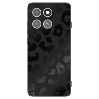 Picasee crna silikonska maskica za Motorola Edge 60 Fusion - Midnight Leopard