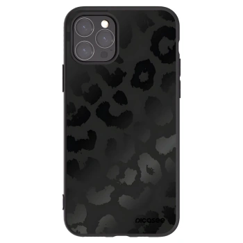 Picasee crna silikonska maskica za Apple iPhone 11 Pro - Midnight Leopard