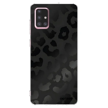 Picasee silikonska prozirna maskica za Samsung Galaxy A71 A715F - Midnight Leopard