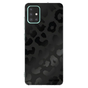 Picasee silikonska prozirna maskica za Samsung Galaxy A51 A515F - Midnight Leopard