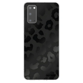 Picasee silikonska prozirna maskica za Samsung Galaxy S20 G980F - Midnight Leopard