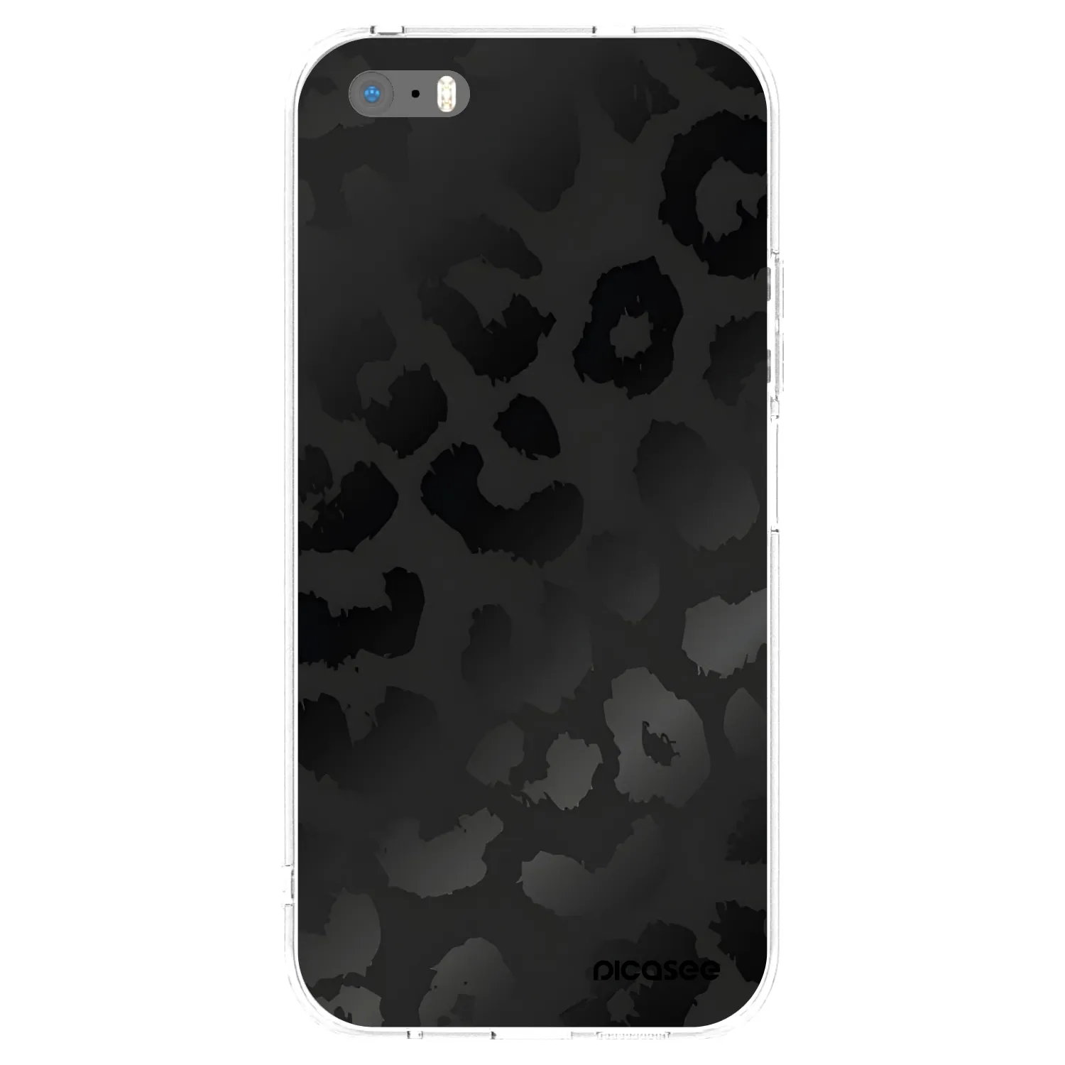 Picasee silikonska prozirna maskica za Apple iPhone 5/5S/SE - Midnight Leopard