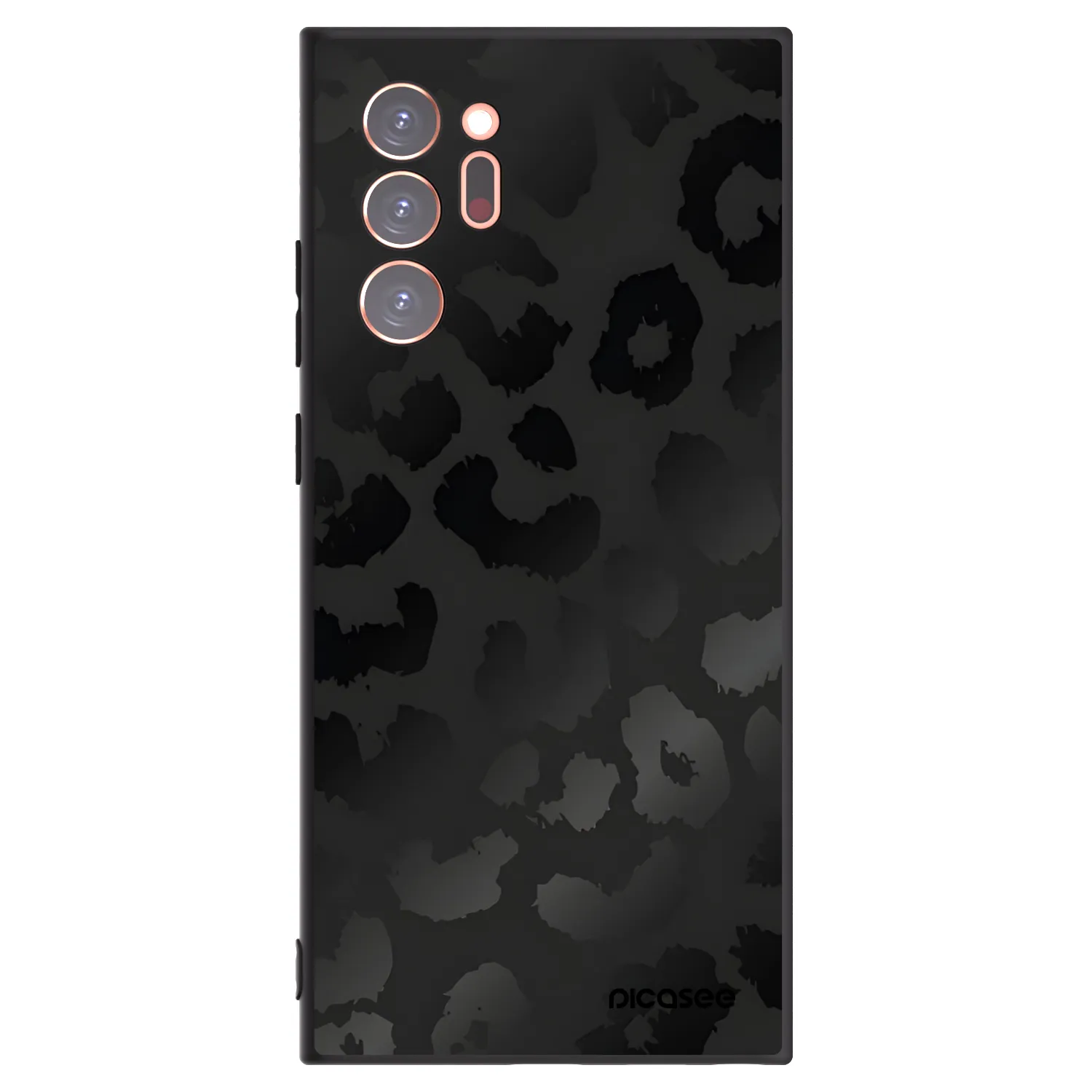 Picasee crna silikonska maskica za Samsung Galaxy Note 20 Ultra - Midnight Leopard