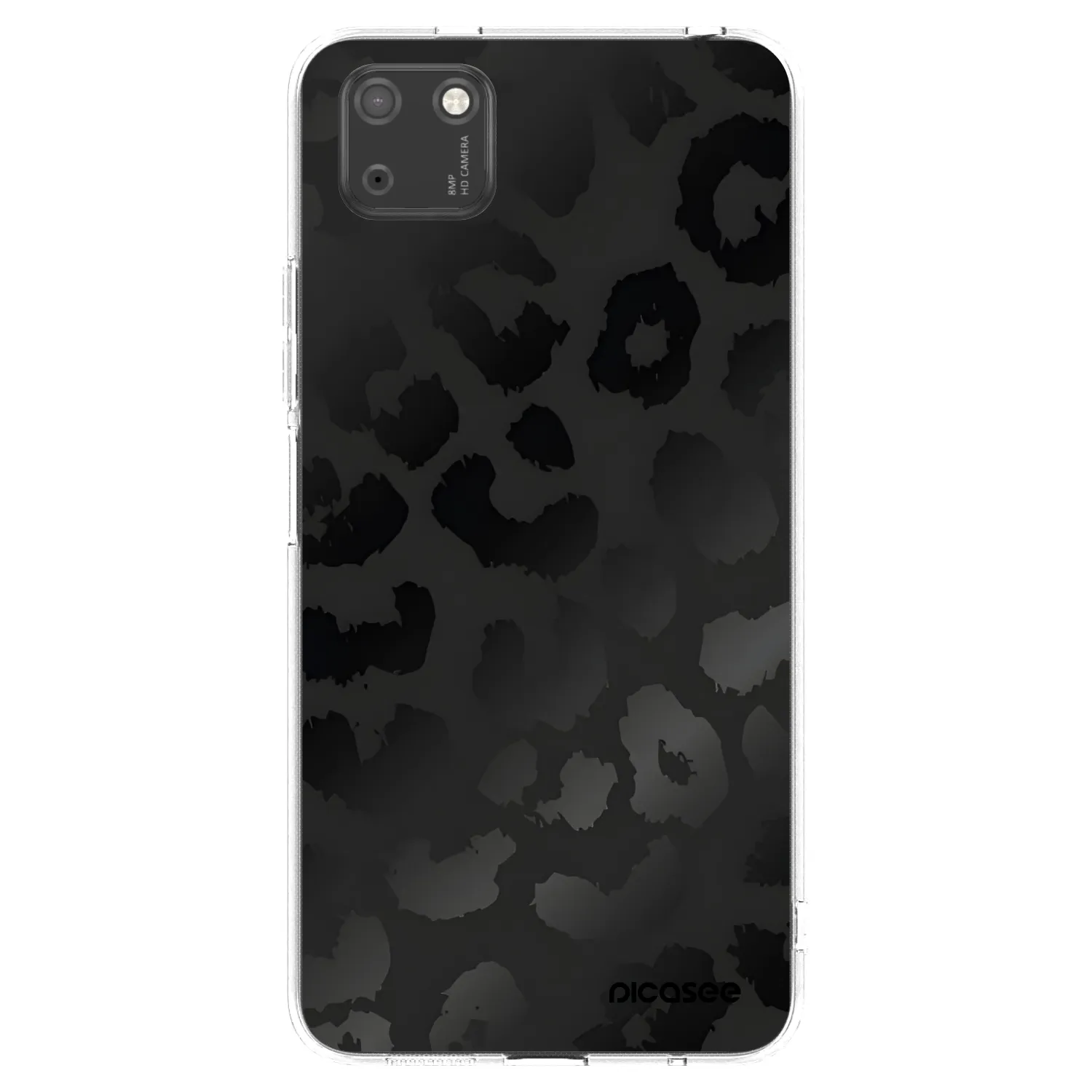 Picasee silikonska prozirna maskica za Huawei Y5P - Midnight Leopard
