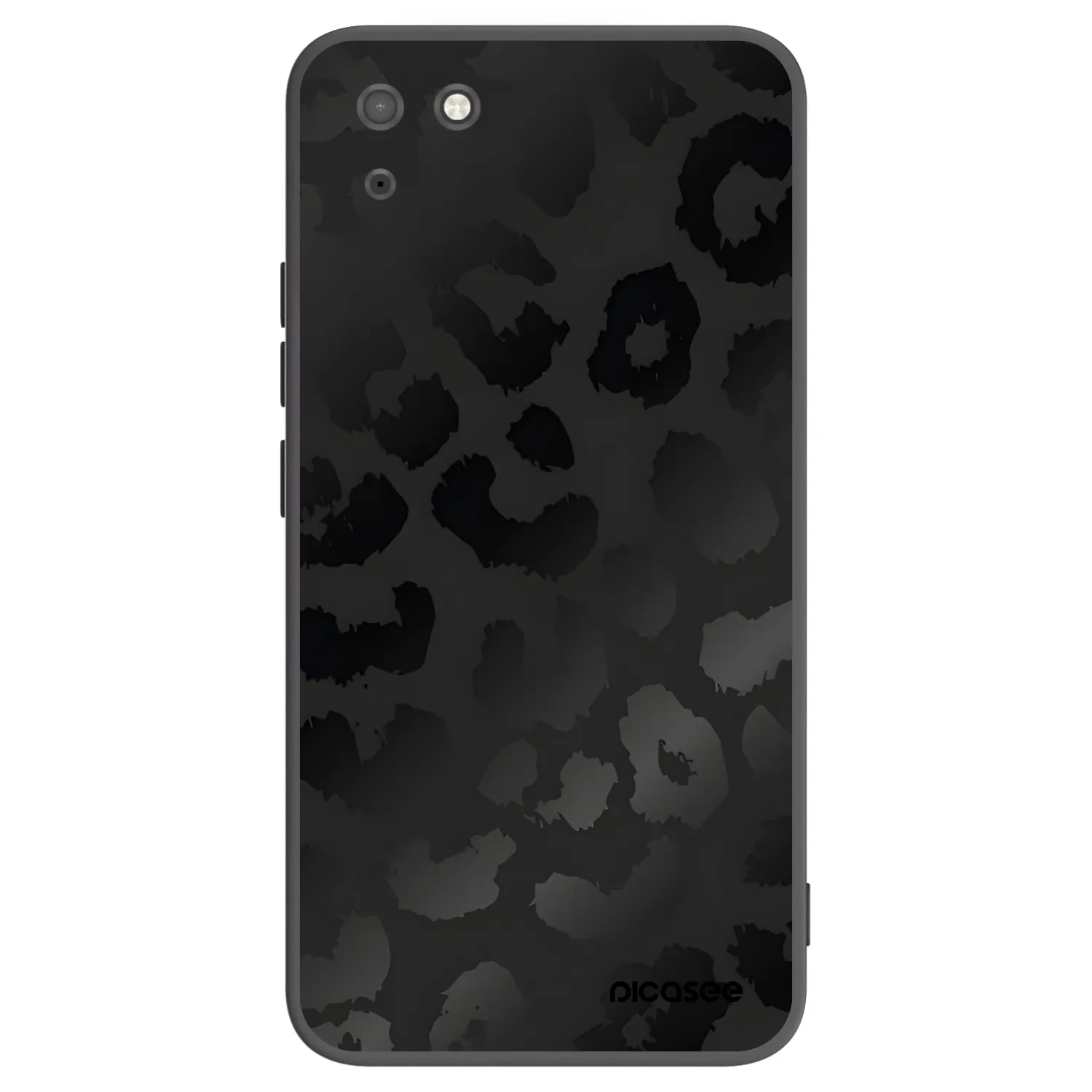 Picasee crna silikonska maskica za Huawei Y5P - Midnight Leopard