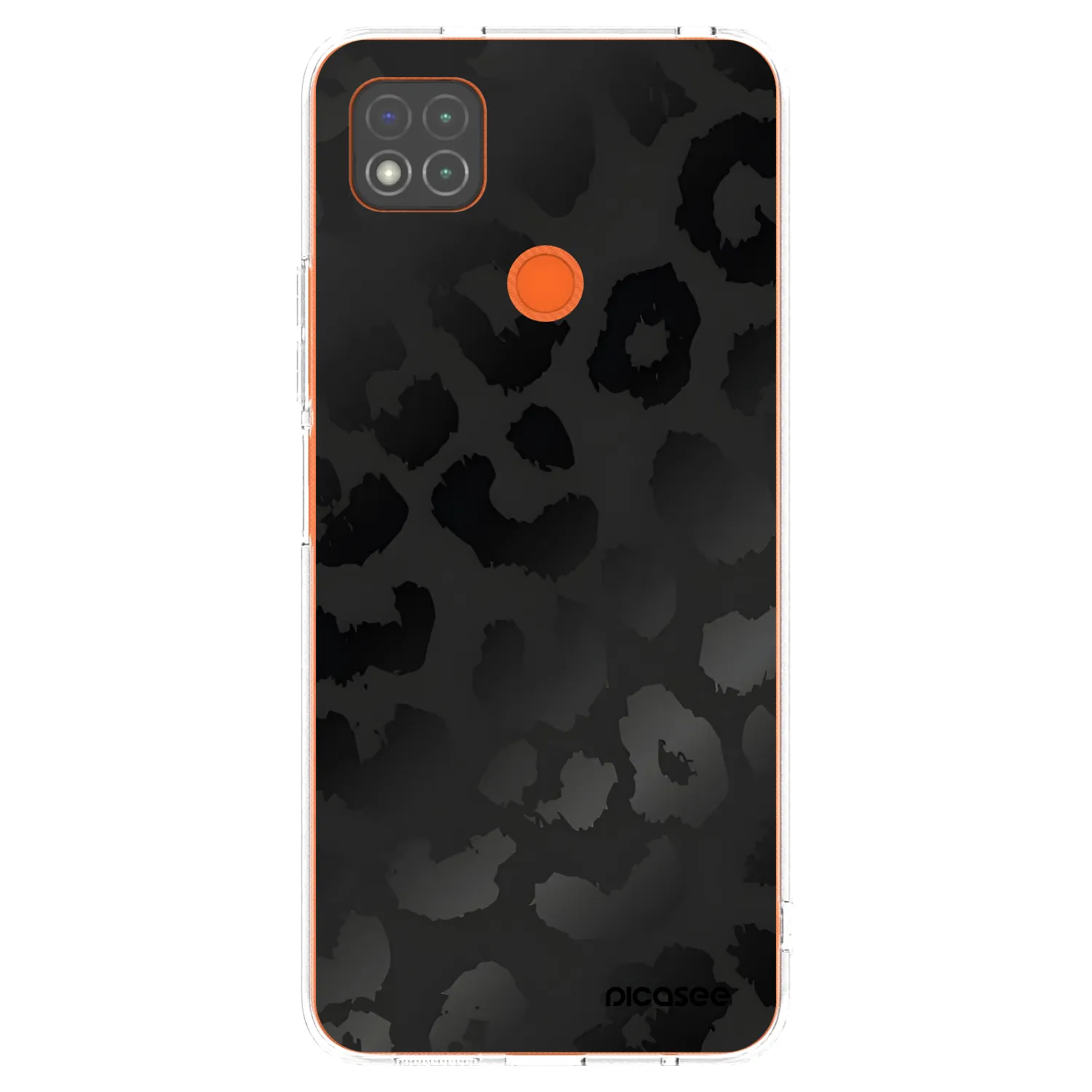 Picasee silikonska prozirna maskica za Xiaomi Redmi 9C - Midnight Leopard