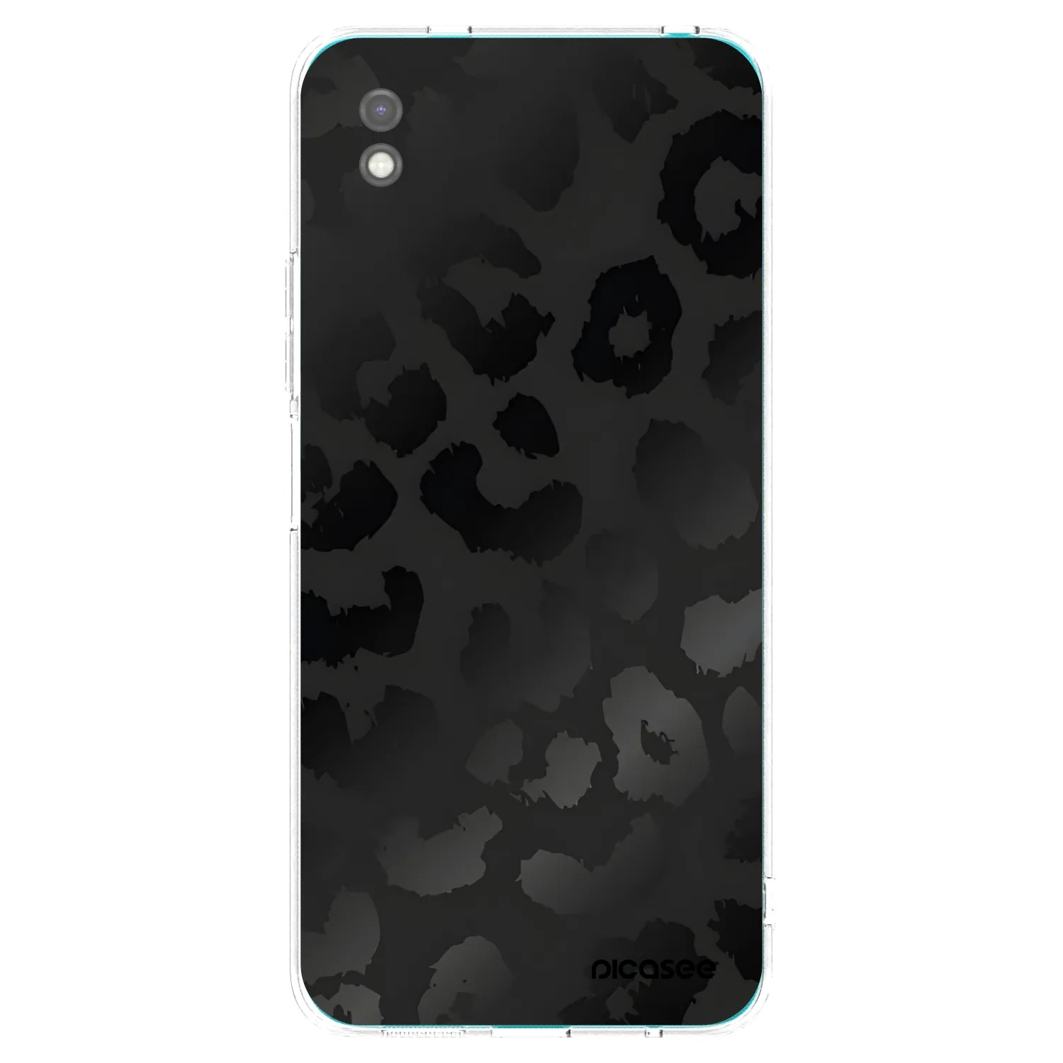 Picasee crna silikonska maskica za Xiaomi Redmi 9A - Midnight Leopard