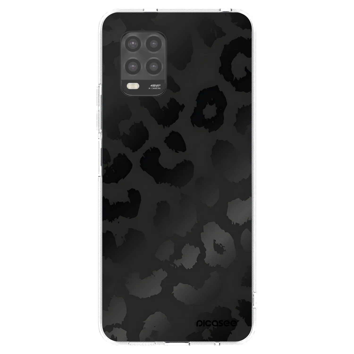 Picasee silikonska prozirna maskica za Xiaomi Mi 10 Lite - Midnight Leopard