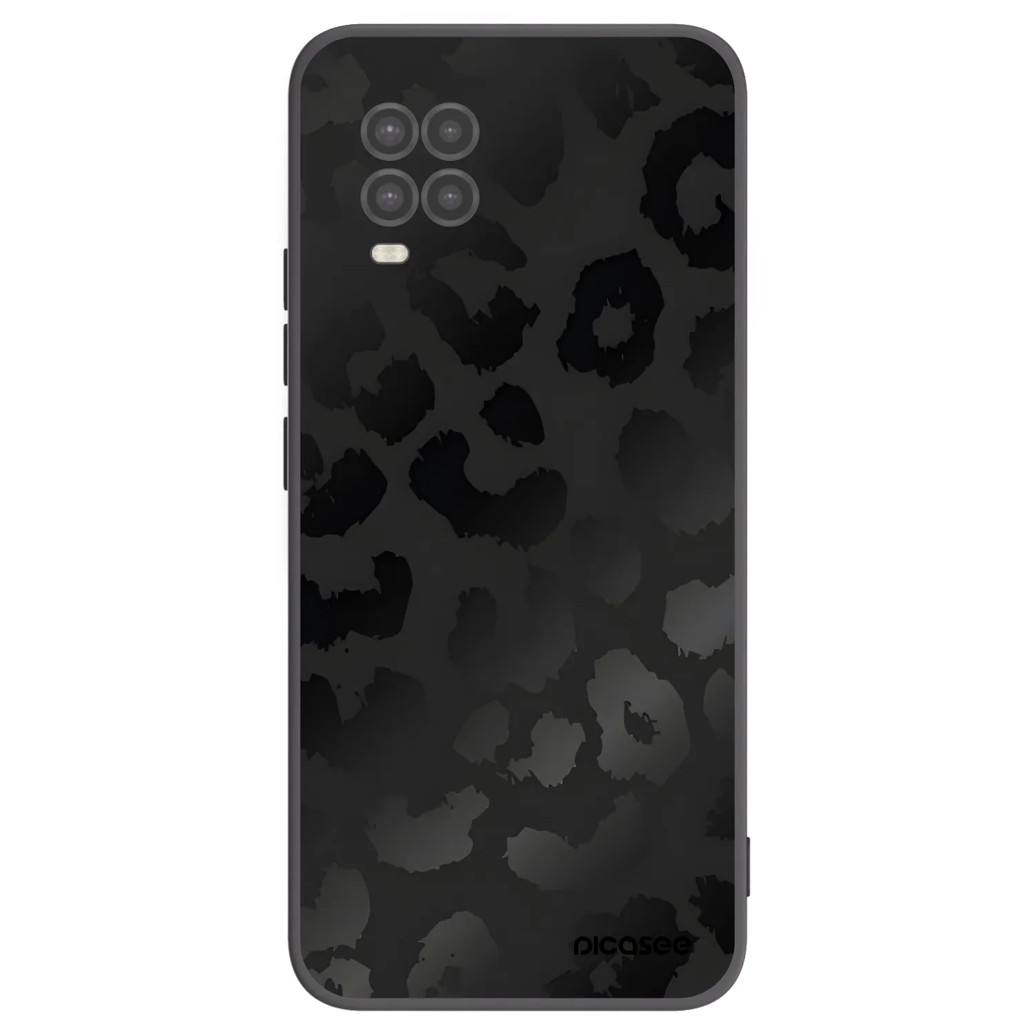 Picasee crna silikonska maskica za Xiaomi Mi 10 Lite - Midnight Leopard