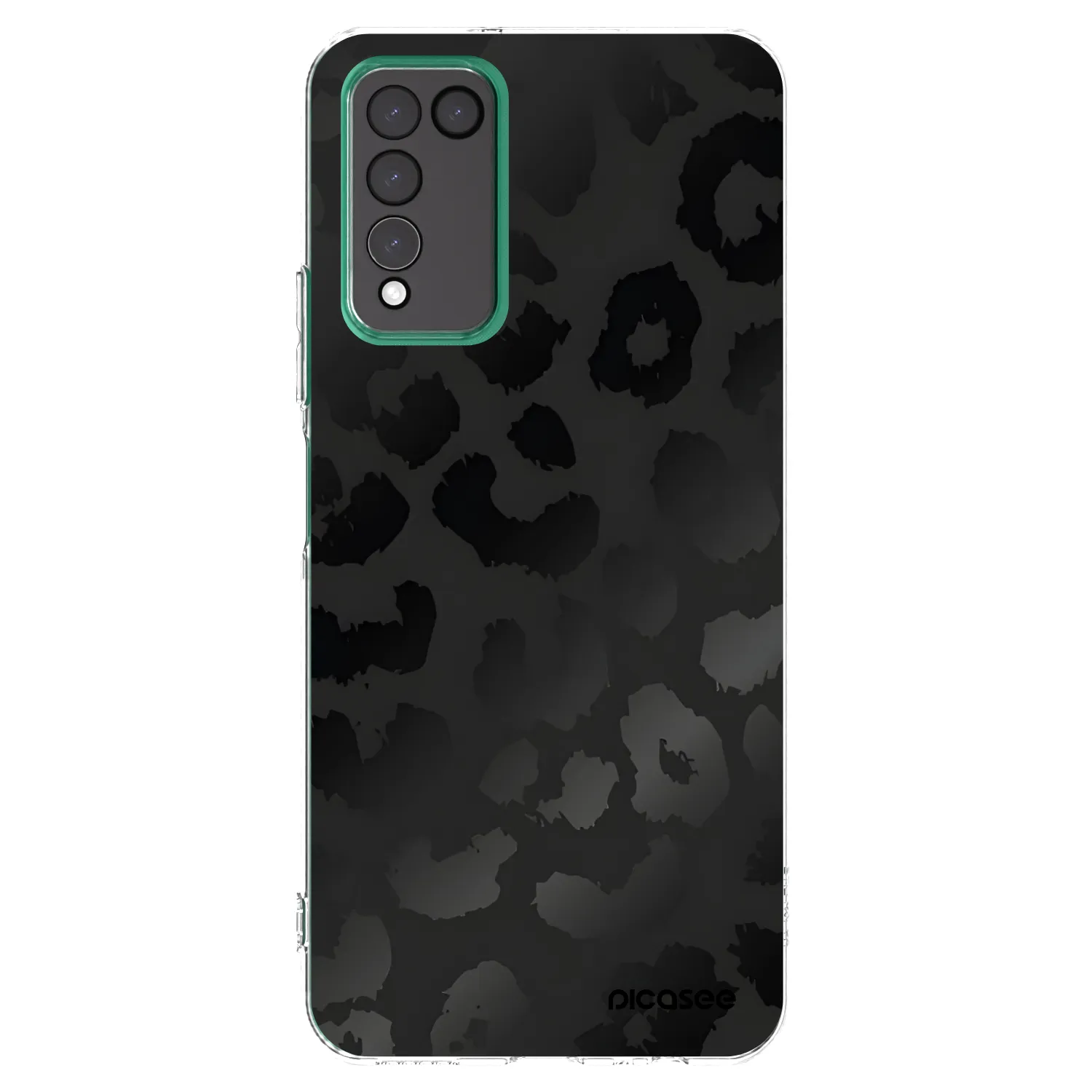 Picasee silikonska prozirna maskica za Honor 10X Lite - Midnight Leopard