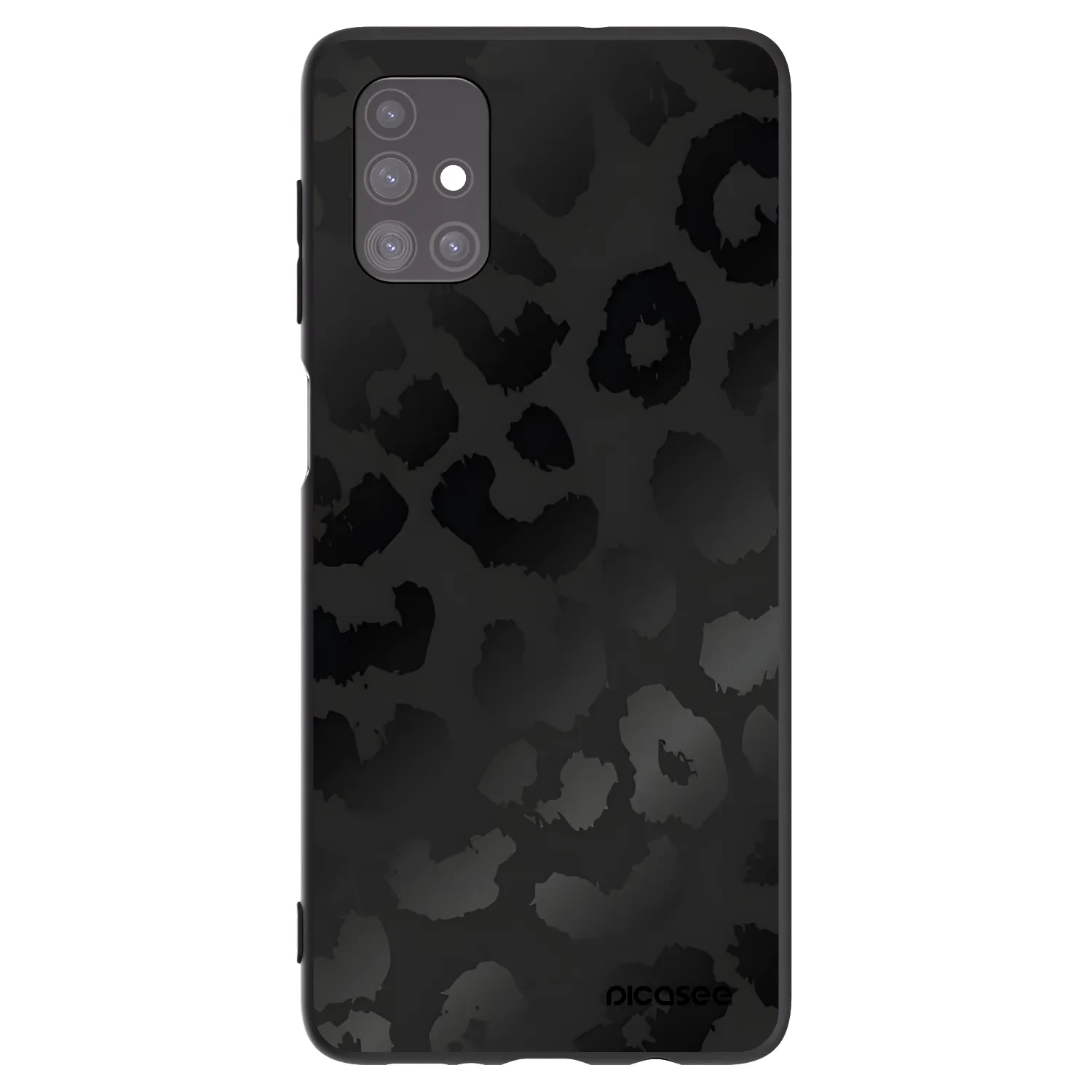 Picasee crna silikonska maskica za Samsung Galaxy M51 M515F - Midnight Leopard
