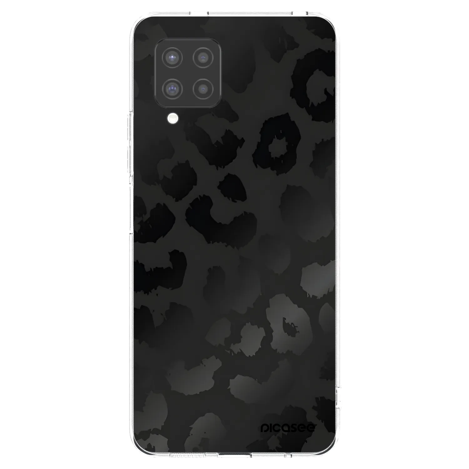 Picasee silikonska prozirna maskica za Samsung Galaxy A42 A426B - Midnight Leopard