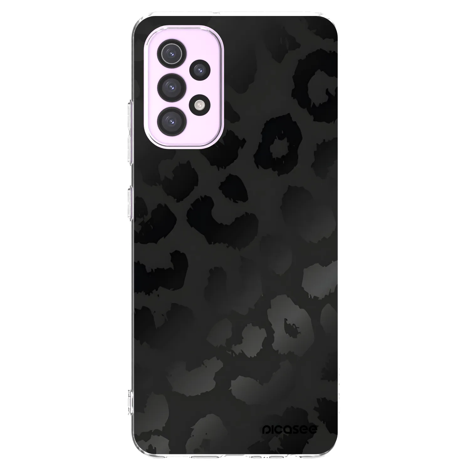 Picasee silikonska prozirna maskica za Samsung Galaxy A32 5G A326B - Midnight Leopard