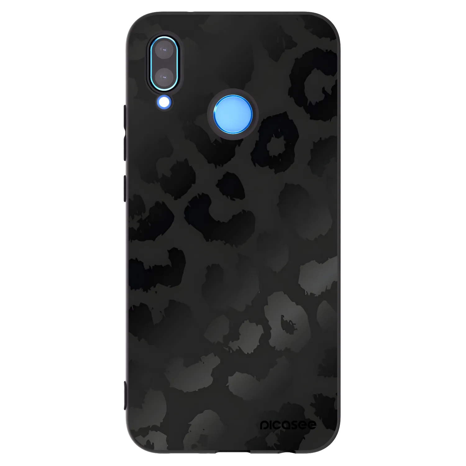 Picasee crna silikonska maskica za Huawei Mate 40 Pro - Midnight Leopard