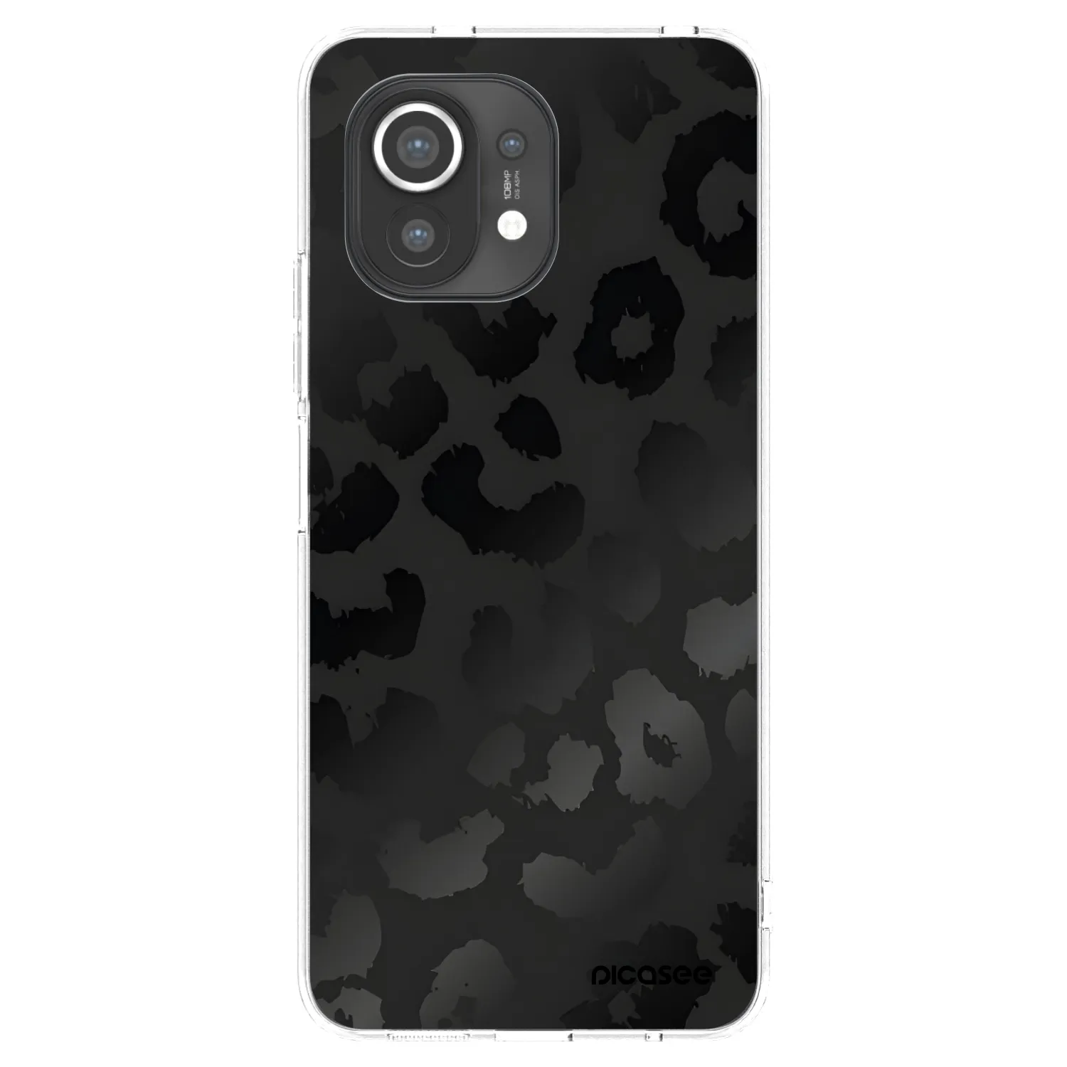 Picasee silikonska prozirna maskica za Xiaomi Mi 11 - Midnight Leopard