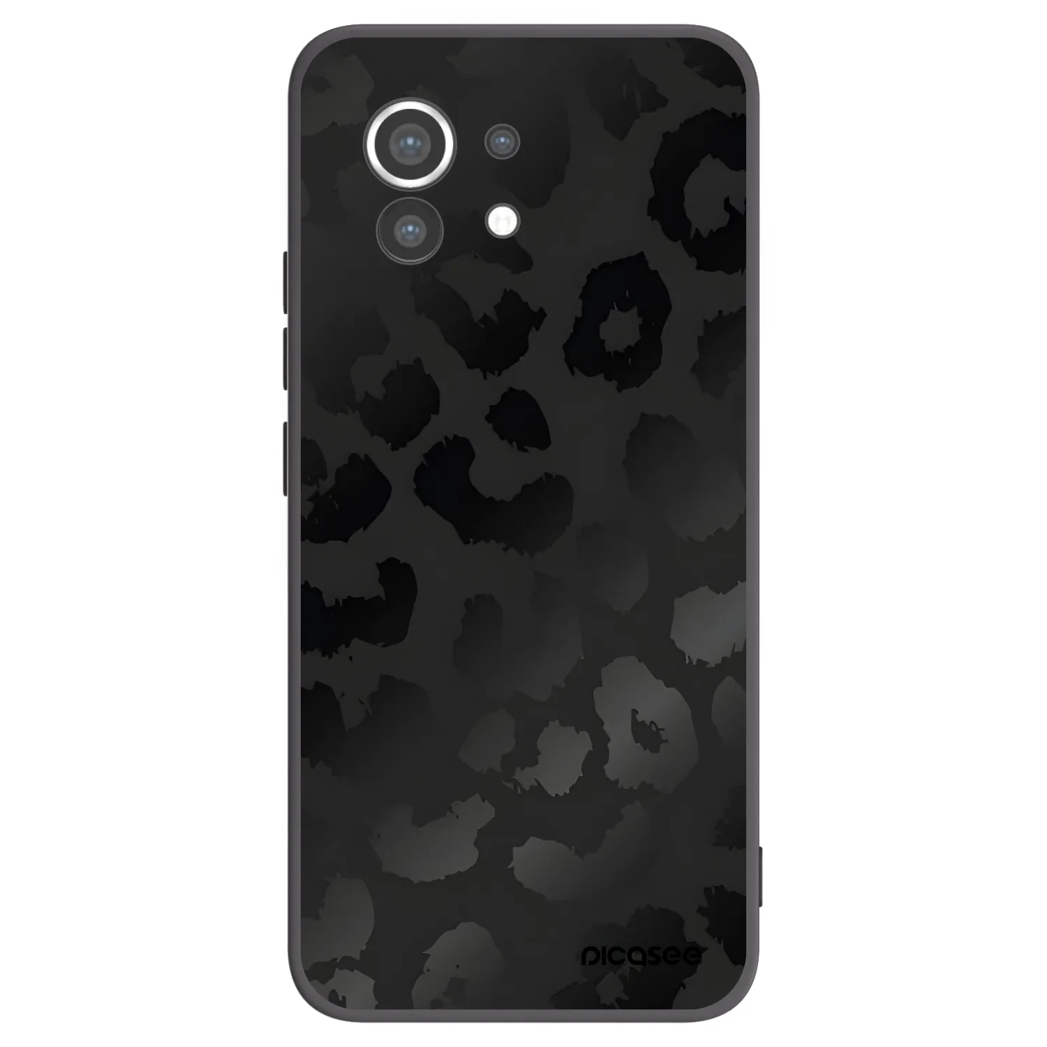 Picasee crna silikonska maskica za Xiaomi Mi 11 - Midnight Leopard