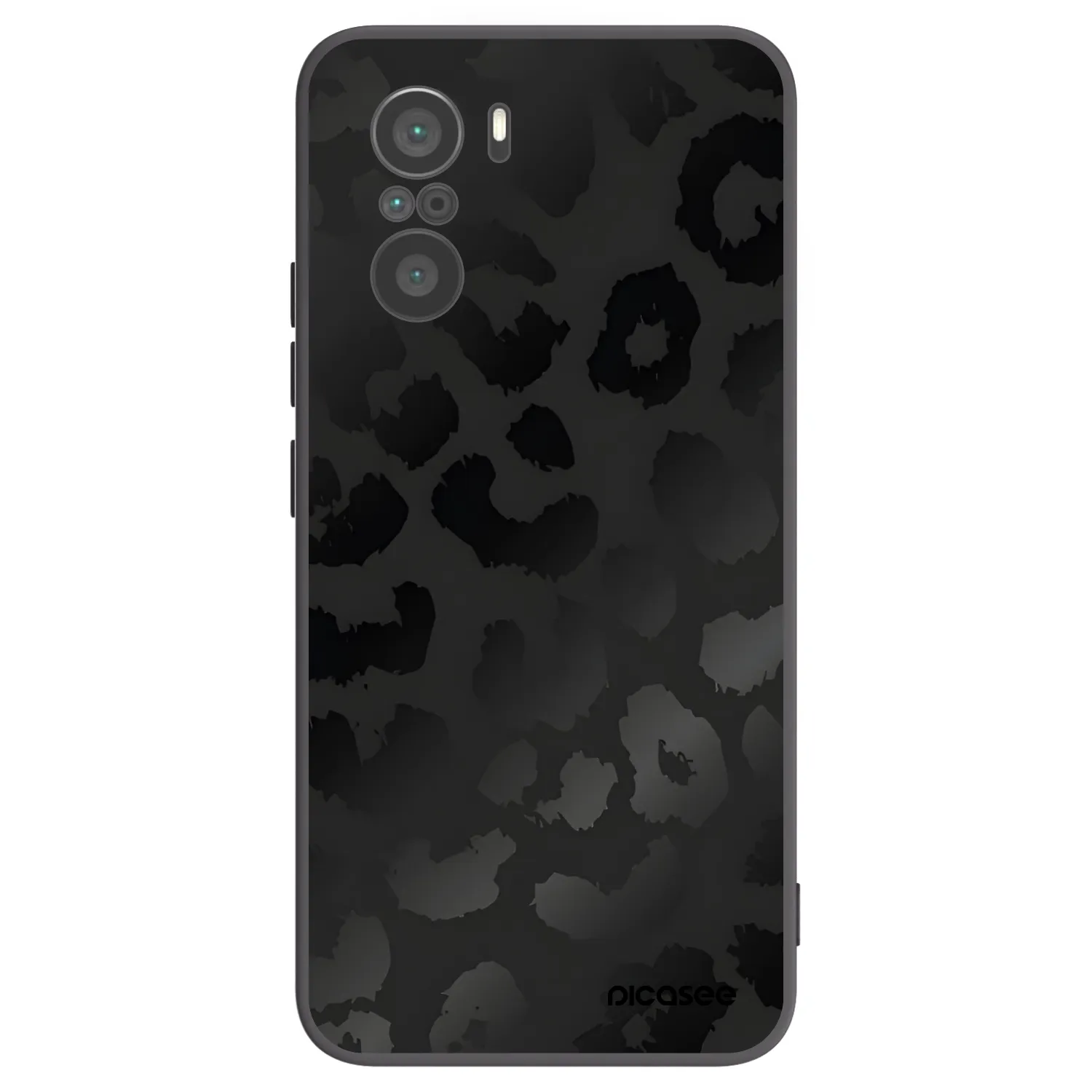 Picasee crna silikonska maskica za Xiaomi Poco F3 - Midnight Leopard