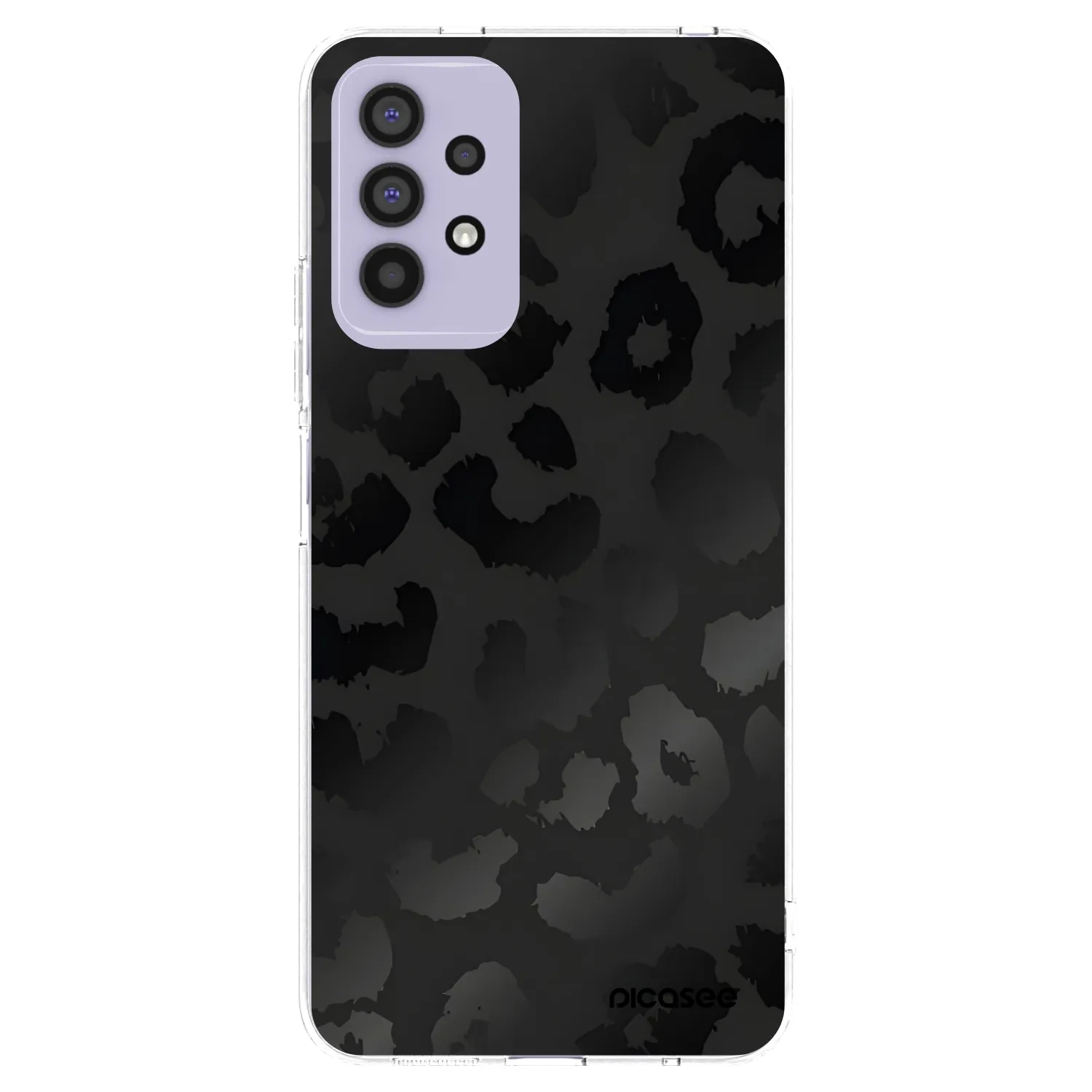 Picasee silikonska prozirna maskica za Samsung Galaxy A32 4G SM-A325F - Midnight Leopard