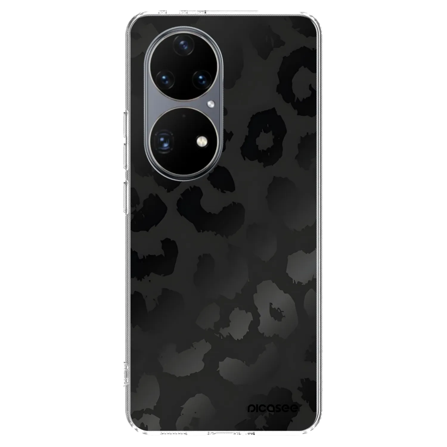 Picasee silikonska prozirna maskica za Huawei P50 - Midnight Leopard