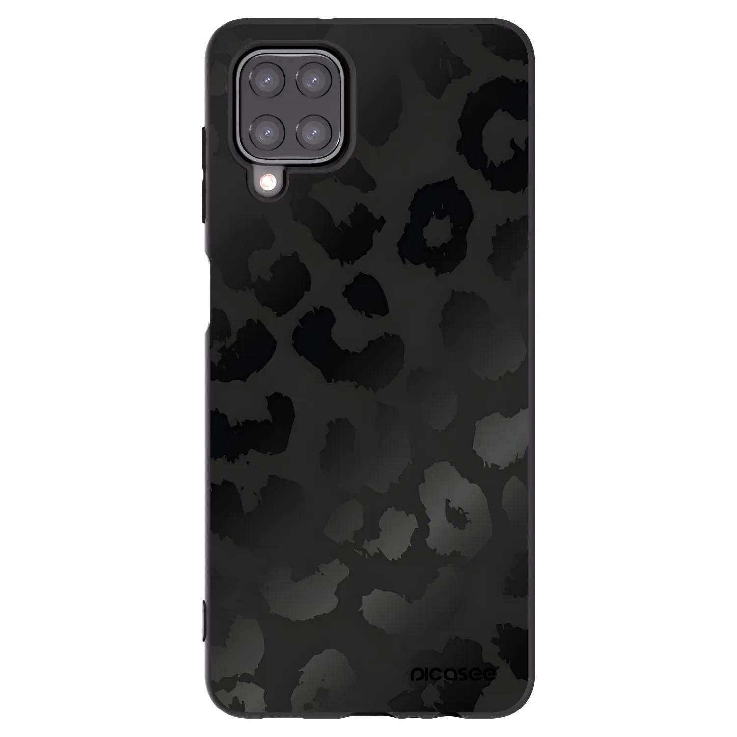 Picasee crna silikonska maskica za Samsung Galaxy M12 M127F - Midnight Leopard