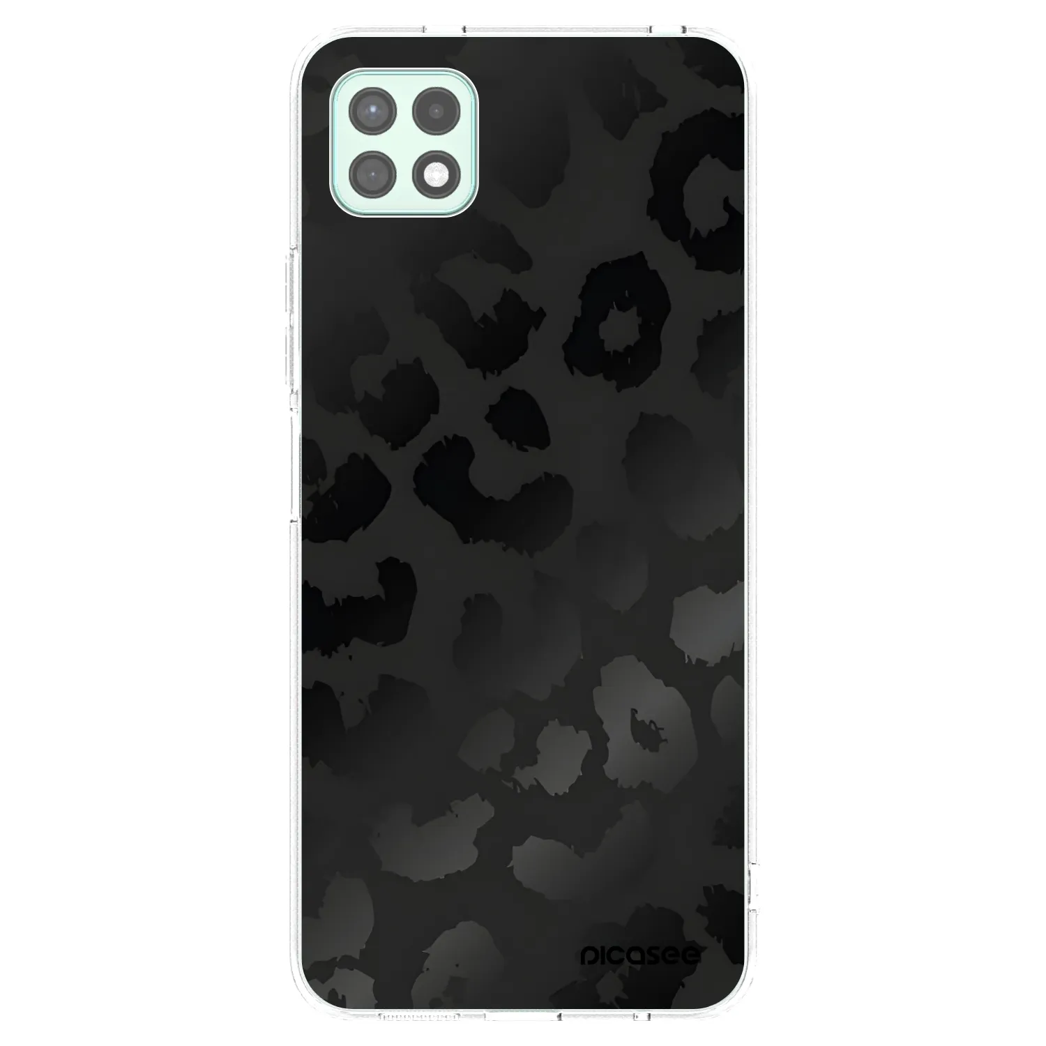 Picasee silikonska prozirna maskica za Samsung Galaxy A22 A226B 5G - Midnight Leopard