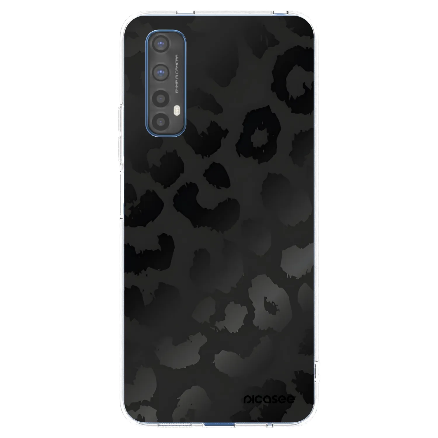 Picasee silikonska prozirna maskica za Realme 7 - Midnight Leopard