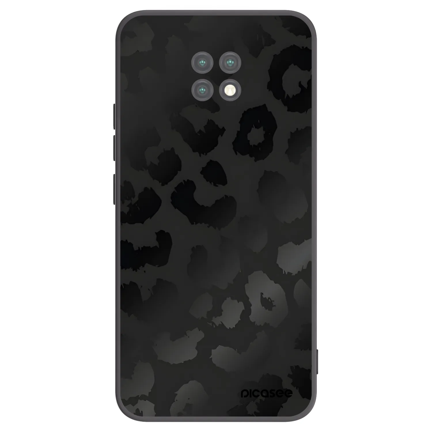 Picasee crna silikonska maskica za Xiaomi Redmi Note 9T - Midnight Leopard