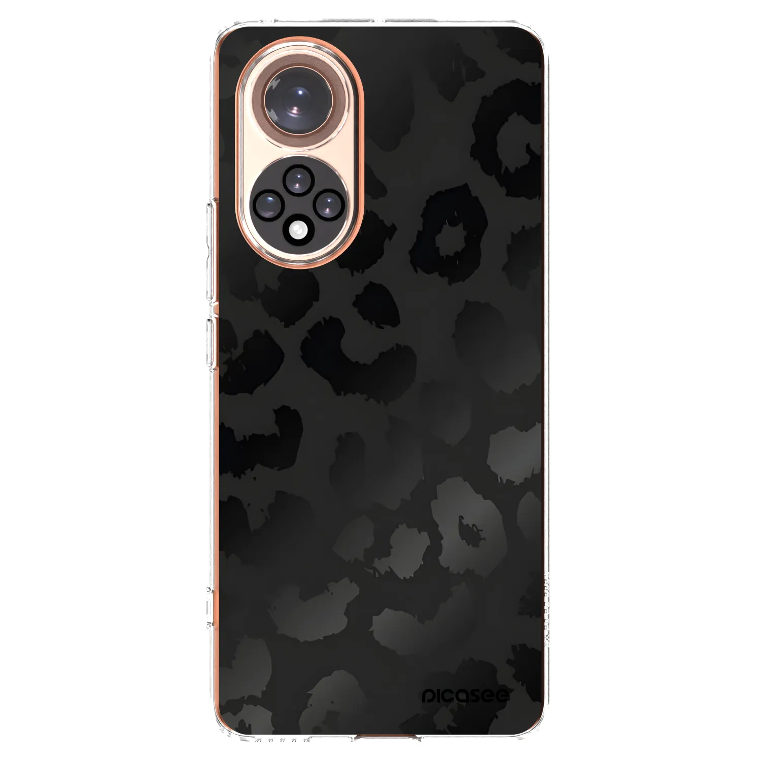 Picasee silikonska prozirna maskica za Honor 50 5G - Midnight Leopard