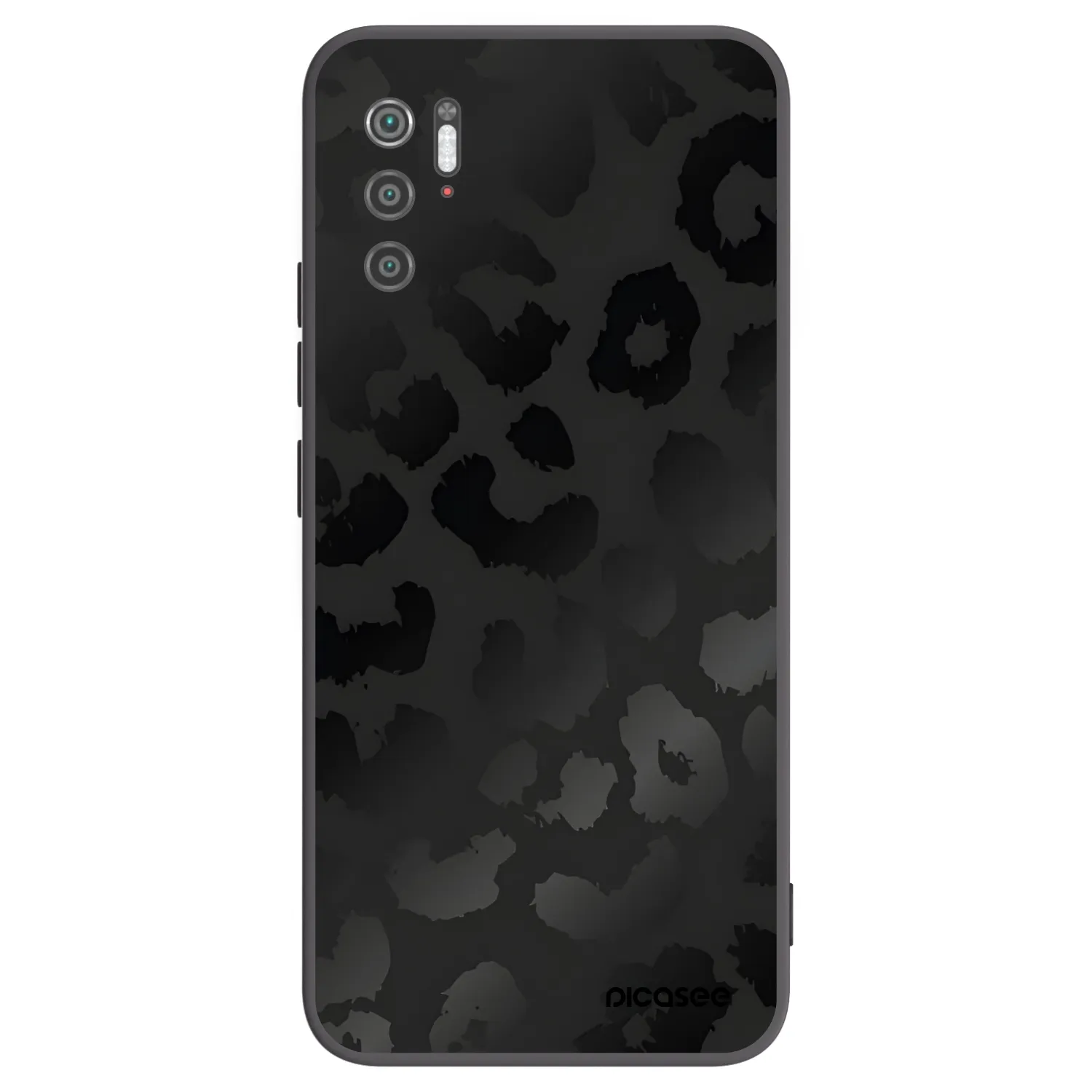 Picasee crna silikonska maskica za Xiaomi Poco M3 Pro 5G - Midnight Leopard