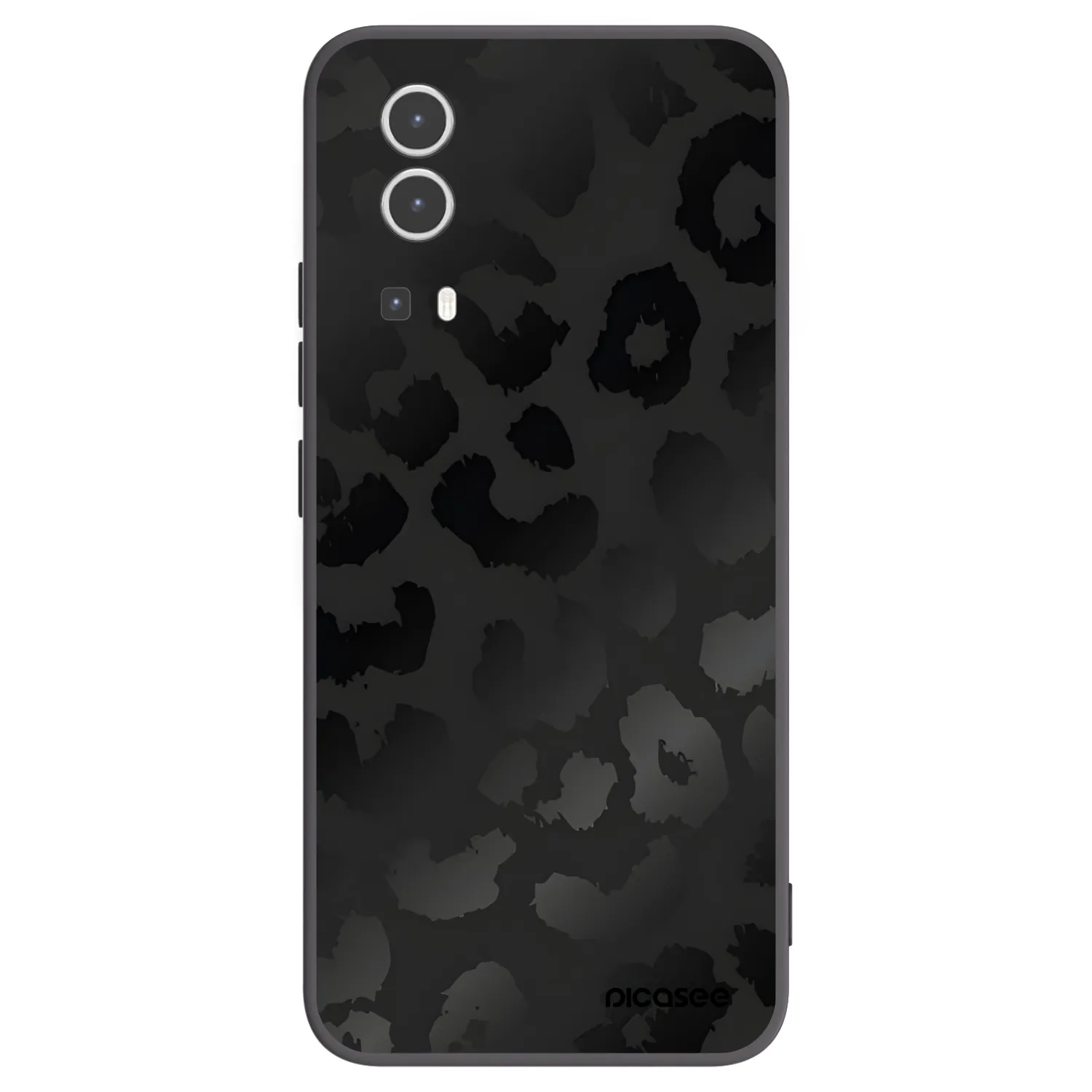 Picasee crna silikonska maskica za Vivo Y72 5G - Midnight Leopard
