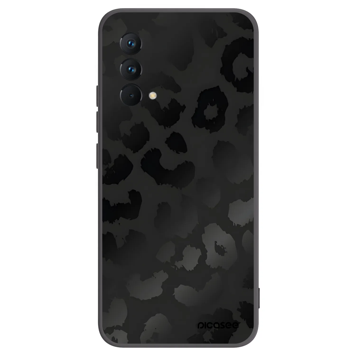 Picasee crna silikonska maskica za Realme GT Master Edition 5G - Midnight Leopard