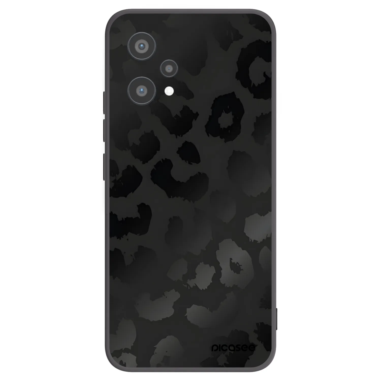 Picasee crna silikonska maskica za Realme 9 Pro 5G - Midnight Leopard