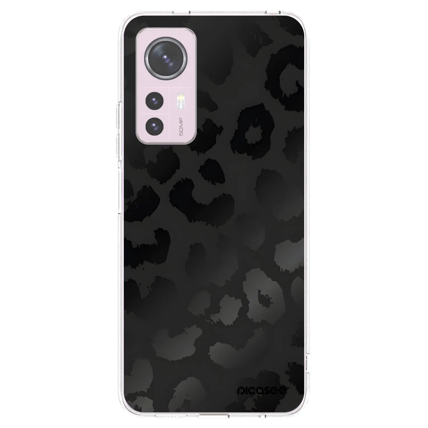 Picasee silikonska prozirna maskica za Xiaomi 12 - Midnight Leopard