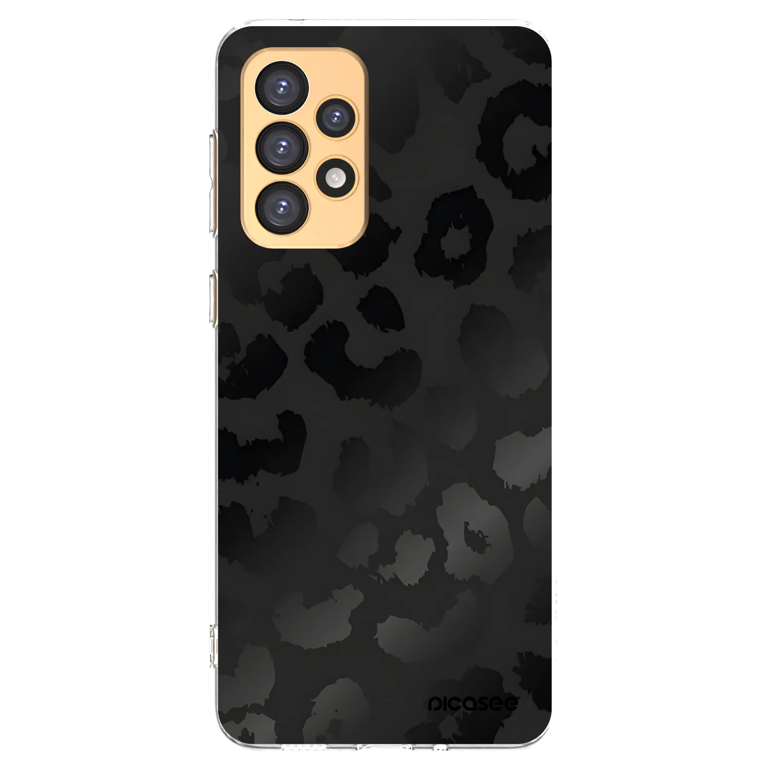 Picasee silikonska prozirna maskica za Samsung Galaxy A33 5G A336 - Midnight Leopard