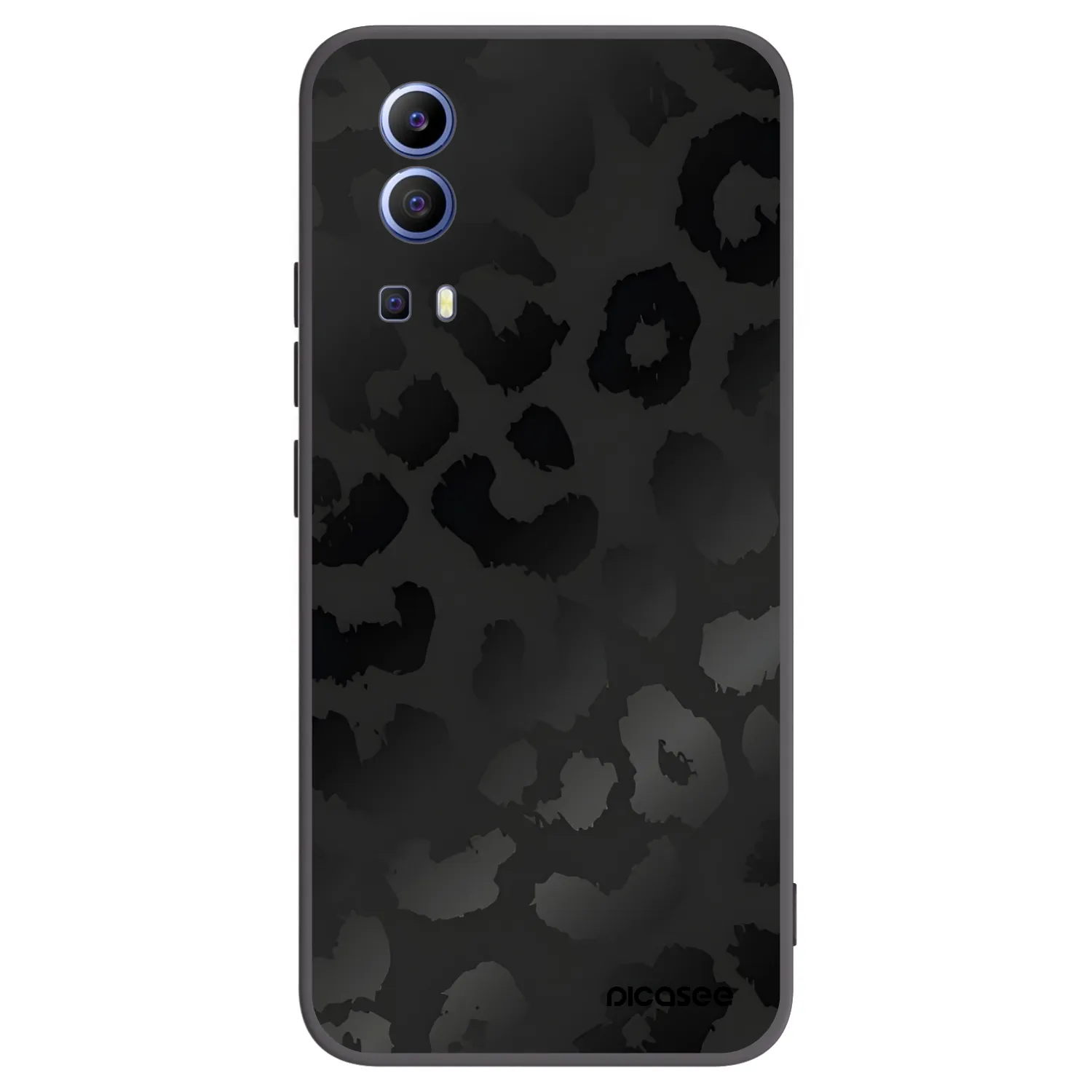 Picasee crna silikonska maskica za Vivo Y52 5G - Midnight Leopard