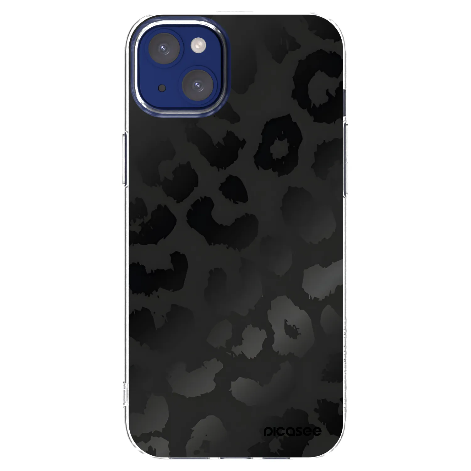 Picasee silikonska prozirna maskica za Apple iPhone 14 Plus - Midnight Leopard