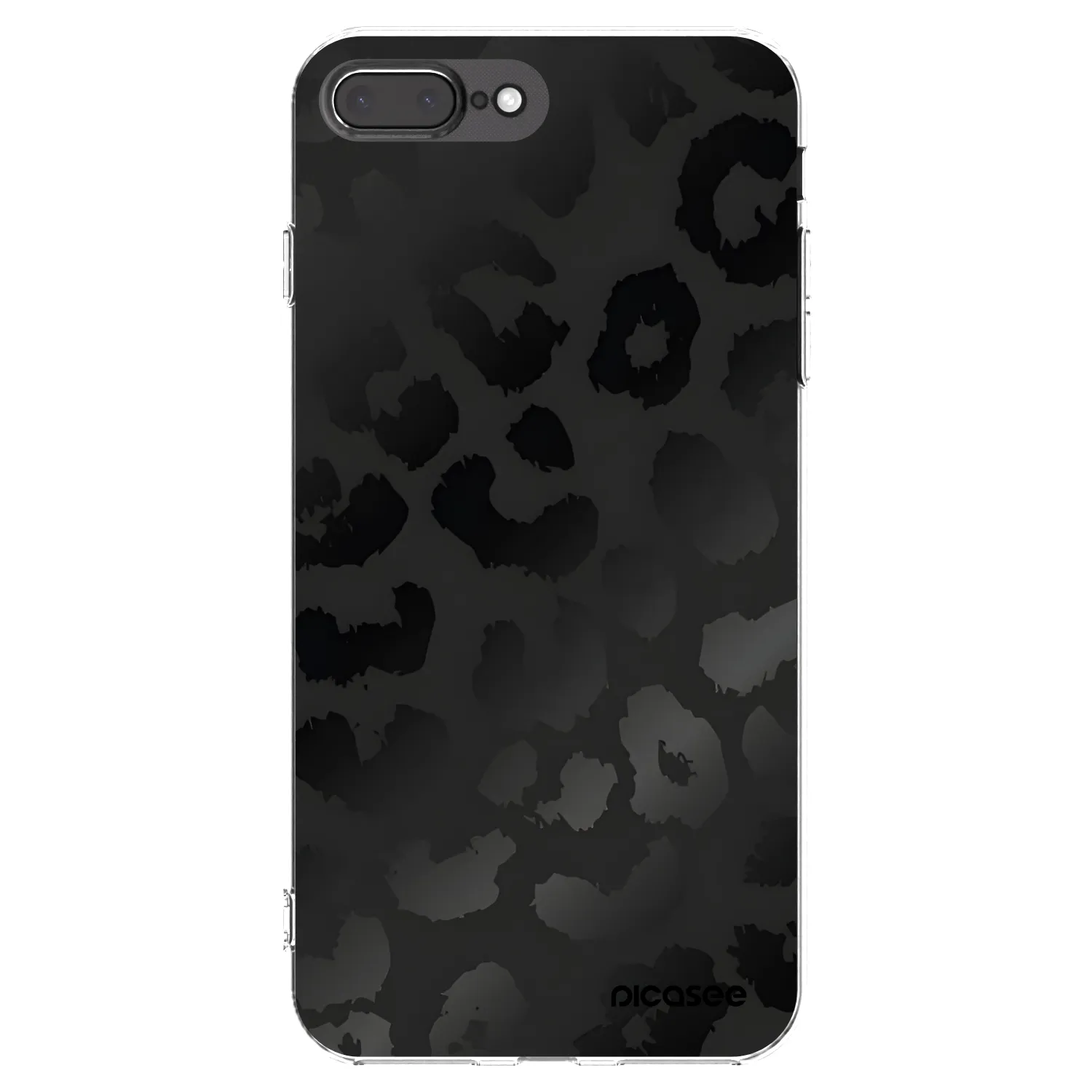 Picasee silikonska prozirna maskica za Apple iPhone 8 Plus - Midnight Leopard