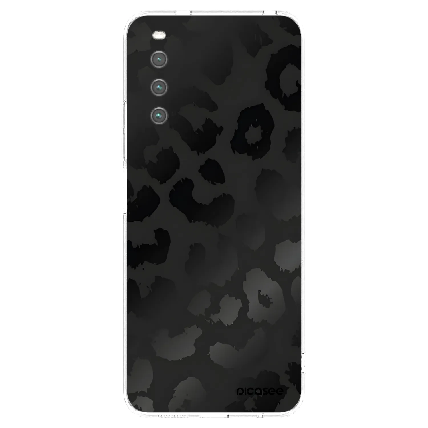 Picasee silikonska prozirna maskica za Sony Xperia 10 IV 5G - Midnight Leopard