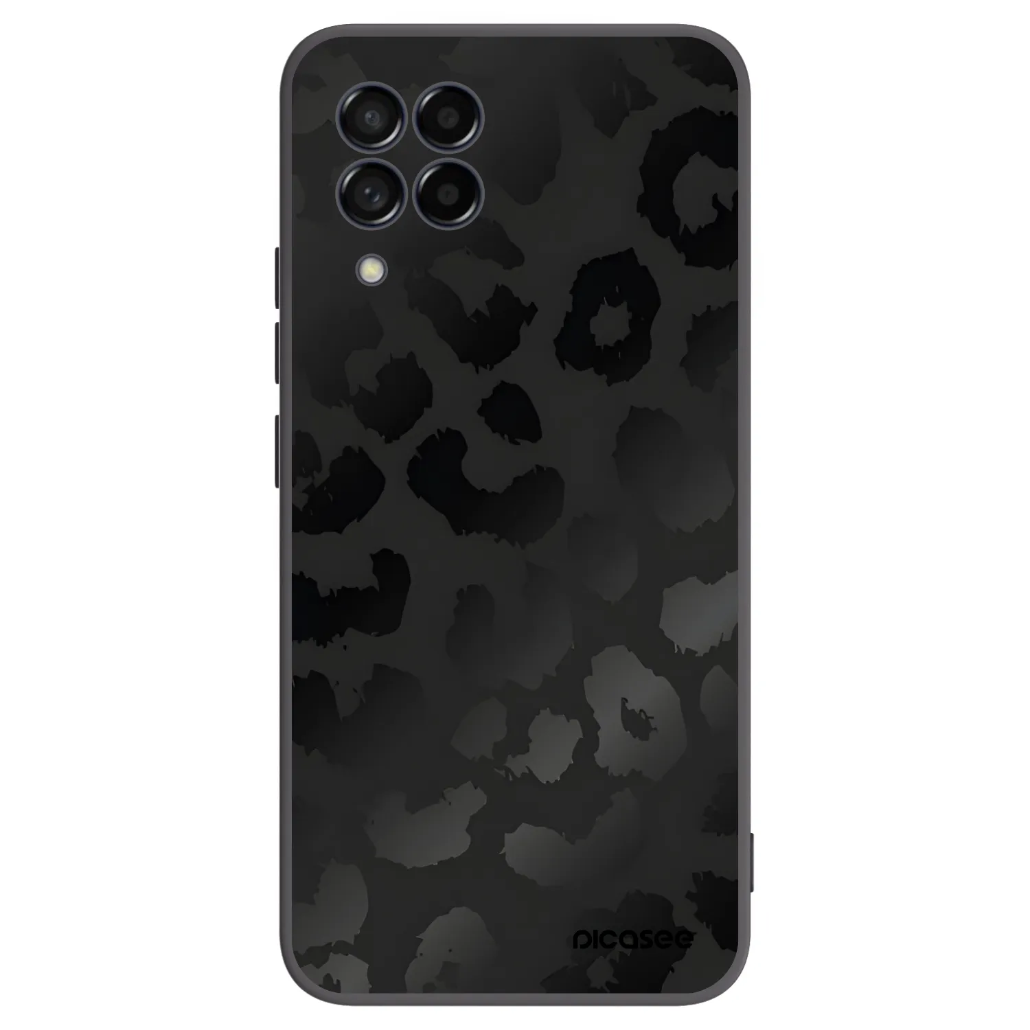 Picasee crna silikonska maskica za Samsung Galaxy M53 5G - Midnight Leopard